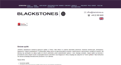 Desktop Screenshot of blackstones.eu